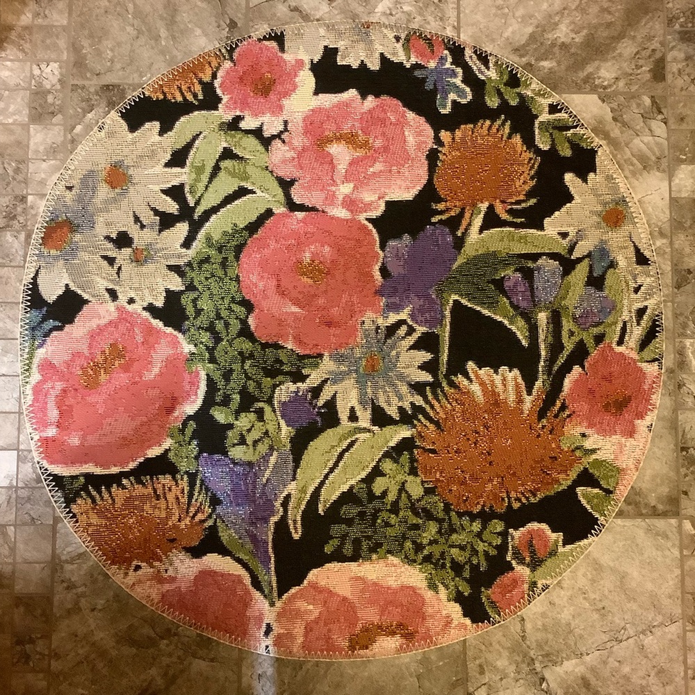 LOLOI Botanical Indoor/Outdoor Rug-3Ft Diameter